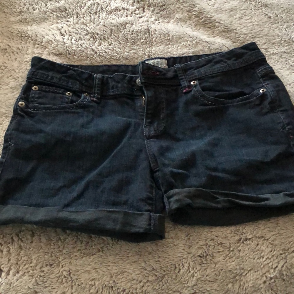 Rolled up Aeropostale shorts